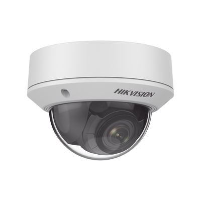 HIKVISION Domo IP 4 Megapixel / Lente Mot. 2.8 - 12 mm / 30 mts IR / H.265+ / Exterior IP67 / IK10 / WDR 120 dB / Metal / PoE / ONVIF MOD: DS-2CD1743G0-IZ(C)