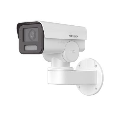 HIKVISION Bala IP PTZ 4 Megapixel / Lente Mot. 2.8 a 12 mm / Luz IR 50 mts / WDR 120 dB / PoE / IP66 / Microfono Integrado / Micro SD / Ultra Baja Iluminación DS-2CD1A43G0-IZU