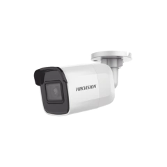 HIKVISION Bala IP 2 Megapixel / Lente 2.8 mm / 30 mts IR EXIR / Exterior IP67 / WDR 120 dB / Videoanaliticos / PoE / MicroSD MOD: DS-2CD2021G1-I