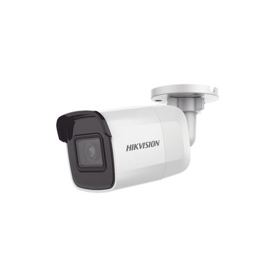 HIKVISION Bala IP 2 Megapixel / Lente 2.8 mm / 30 mts IR EXIR / Exterior IP67 / WDR 120 dB / Videoanaliticos / PoE / MicroSD MOD: DS-2CD2021G1-I