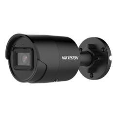 HIKVISION Bala IP 4 Megapixel / Color Negro / Lente 2.8 mm / 40 mts IR EXIR / Exterior IP67 / WDR 120 dB / PoE / Micrófono Integrado / Videoanaliticos (Filtro de Falsas Alarmas) / Metal / microSD DS-2CD2043G2-I(U)(BLACK) - buy online
