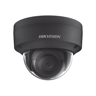 HIKVISION Domo IP 4 Megapixel / Color Negro / Lente 2.8 mm / 30 mts IR EXIR / Exterior IP67 / IK10 / WDR 120 dB / PoE / Videoanaliticos (Filtro de Falsas Alarmas) / Entrada y Salida de Audio y Alarma / microSD DS-2CD2143G2-I(S)(BLACK)