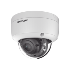 HIKVISION Domo IP 4 Megapixel / Imagen a Color 24/7 / 30 mts Luz Blanca / Lente 2.8 mm / Exterior IP67 / IK10 / WDR 130 dB / PoE / Micrófono Integrado / Videoanaliticos (Filtro de Falsas Alarmas) / Entrada y Salida de Audio y Alarmas / MicroSD MOD: DS-2CD2147G2-L(SU)(C)