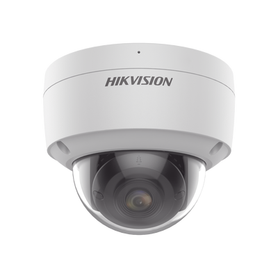 HIKVISION Domo IP 4 Megapixel / Imagen a Color 24/7 / PoE / Lente 2.8 mm / Exterior IP67 / IK10 / WDR 130 dB / PoE / Micrófono Integrado / Videoanaliticos (Filtro de Falsas Alarmas) / Entrada y Salida de Audio y Alarmas / MicroSD MOD: DS-2CD2147G2-(SU)(C)