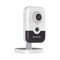 HIKVISION Cubo IP 4 Megapixel / Serie PRO / Lente 2.8 mm / 10 mts IR EXIR / PoE / Sensor PIR / H.265+ / Interior / Audio de Dos Vías / Detección Facial / PoE / microSD MOD: DS-2CD2443G2-I