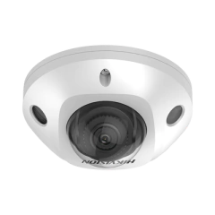 HIKVISION Mini Domo IP 4 Megapixel / Lente 2.8 mm / Micrófono Integrado / 30 mts IR EXIR / Exterior IP67 / IK8 / WDR 120 dB / PoE / Videoanaliticos (Filtro de Falsas Alarmas) / Entrada y Salida de Audio y Alarma / MicroSD DS-2CD2543G2-I(S)