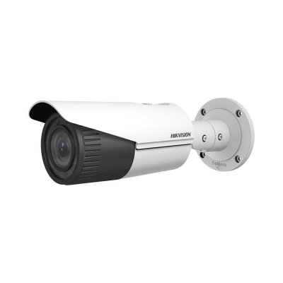 HIKVISION Bala IP 2 Megapixel / Lente Mot. 2.8 - 12 mm / Exterior IP67 / 30 Mts IR EXIR / Entrada y Salida de Audio y Alarma MOD: DS-2CD2621G0-IZS