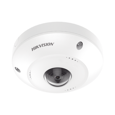 HIKVISION Fisheye IP 4 Megapixel / Panorámica 180° - 360° / Exterior IP67 / IK10 / PoE / Múltiples Vistas por iVMS-4200 MOD: DS-2CD2945FWD