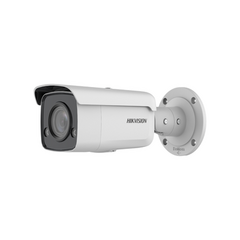 HIKVISION Bala IP 8 Megapixel / Imagen a Color 24/7 / PoE / Lente 4 mm / Luz Blanca 60 mts / Exterior IP67 / WDR 130 dB / Captura Facial / Videoanaliticos (Filtro de Falsas Alarmas) / MicroSD MOD: DS-2CD2T87G2-L(C) - comprar en línea
