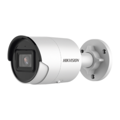 HIKVISION Bala IP 4 Megapixel / Lente 2.8 mm / 40 mts IR EXIR / Exterior IP67 / WDR 120 dB / PoE / Micrófono Integrado / Videoanaliticos / AcuSense / Metal / MicroSD DS-2CD3043G2-I(U) - buy online