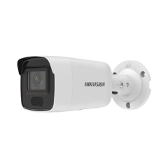 HIKVISION Bala IP 6 Megapixel / Lente 2.8 mm / 40 mts IR / DarkFighter / Exterior IP67 / WDR 120 dB / Entrada y Salida de Audio y Alarma / Captura Facial / Onvif / MicroSD DS-2CD3066G2-IS(H) - comprar en línea