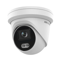HIKVISION Turret IP 4 Megapixel / Imagen a color 24/7 / Lente 2.8 mm / Luz Blanca 40 mts / Exterior IP67 / Micrófono Integrado / WDR 120 dB / Audio y Alarma / Onvif DS-2CD3347G2-LS(U)(C) - tienda en línea