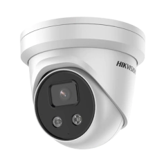 HIKVISION Turret IP 5 Megapixel / Lente 2.8 mm / Micrófono Integrado / 40 mts IR / Exterior IP67 / WDR 120 dB / Audio y Alarma / Captura Facial / Onvif / MicroSD DS-2CD3356G2-ISU(C)
