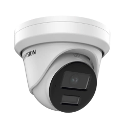 HIKVISION Turret IP 8 Megapixel / Lente 2.8 mm / Micrófono Integrado / 40 mts IR / Exterior IP67 / WDR 120 dB / Entrada y salida de Audio y Alarma / Captura Facial / Onvif / MicroSD DS-2CD3386G2-IS(U)(H)