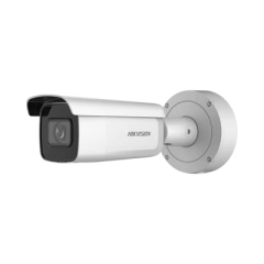 HIKVISION Bala IP 8 Megapixel (4K) / Lente Mot. 2.7 a 13.5 mm / 60 mts IR EXIR / Videoanaliticos / AcuSense / DarkFighter / Exterior IP66 / IK10 / WDR 120 dB / PoE+ / Entrada y salida de Audio y Alarmas DS-2CD3686G2-IZS(H) - buy online