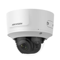 HIKVISION Domo IP 4 Megapixel / Lente Mot. 2.7 a 13.5 mm / 40 mts IR EXIR / Exterior IP66 / IK10 / WDR 120 dB / PoE / Audio y Alarmas / Videoanaliticos Integrados / MicroSD DS-2CD3746G2-IZS(H)