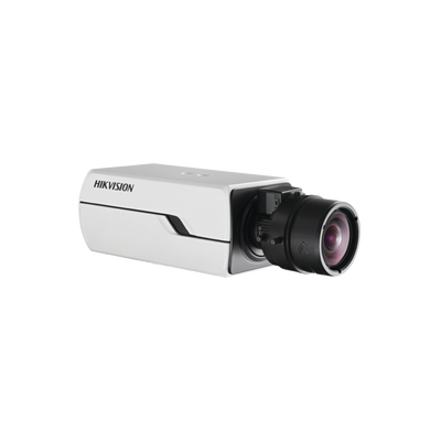 HIKVISION Cámara IP Tipo Caja 3MP / Vídeo análisis / WDR 120dB / Conteo de Personas / Detección de Rostros / Cruce de Linea / Intrusión de Área / ROI / Defog / H.264+ / MicroSD MOD: DS-2CD4032FWD