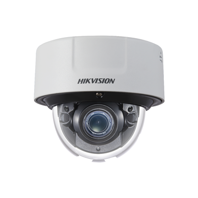HIKVISION Domo IP 12 Megapixel / Lente Mot. 2.8 a 12 mm / 30 mts IR EXIR / WDR 120 dB / Entrada y Salida de Audio y Alarmas / MicroSD MOD: DS-2CD51C5G0-IZS(B)