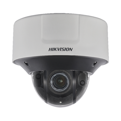 HIKVISION Domo IP 12 Megapixel / Lente Mot. 2.8 a 12 mm / 30 mts IR EXIR / DARKFIGHTER / WDR 140dB / IP67 / IK10 / Entrada y Salida de Audio y Alarmas / MicroSD MOD: DS-2CD55C5G0-IZHS(B)