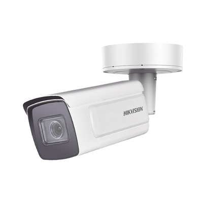 HIKVISION Bala IP 4 Megapixel / Lente Mot. 2.8 a 12 mm / Acabado Anticorrosión / 50 mts IR EXIR / DARKFIGHTER / NEMA 4X / WDR 140 dB / IP67 / IK10 / Entrada y Salida de Audio y Alarmas / microSD MOD: DS-2CD5A46G0-IZHSY(B)