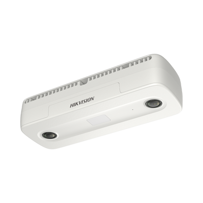 HIKVISION Cámara IP Dual 2 Megapixel / Lente 2 mm / Conteo de Personas / PoE / Uso en Interior / 6 mts IR / Ultra Baja Iluminación MOD: DS-2CD6825G0/C-IS