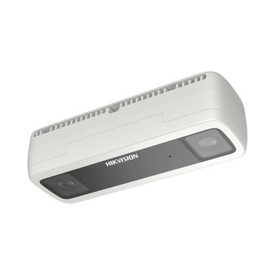 HIKVISION Cámara IP Dual 2 Megapixel / Lente 2 mm / Conteo de Personas / PoE / Exterior IP67 / 6 mts IR / Ultra Baja Iluminación / Conteo de Aforo MOD: DS-2CD6825G0/C-IVS(B)