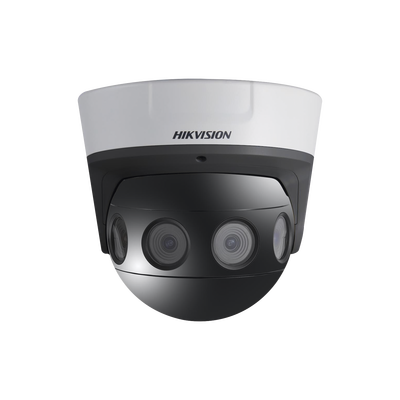 HIKVISION PanoVu Series / Vista Panorámica 180º / 4 Lentes 4 mm / 8 Megapixel en Total / DARKFIGHTER / IP67 / PoE+ / dWDR / MicroSD MOD: DS-2CD6924F-IS