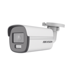 HIKVISION Bala TURBOHD 2 Megapixel (1080p) / Imagen a color 24/7 / Lente 2.8 mm / METAL / Luz Blanca 20 mts / Exterior IP67 / TVI-AHD-CVI-CVBS / dWDR MOD: DS-2CE10DF0T-F