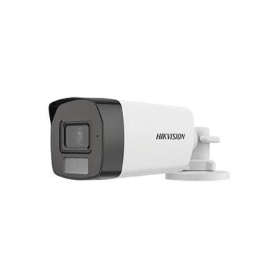 HIKVISION Bala TURBOHD 3K HIBRIDA B/N - Color VU / IR 40 MTS / Lente 2.8 mm / Luz Blanca 40 mts / Exterior IP67 / Microfono Interconstruido / dWDR DS-2CE17K0T-LFS
