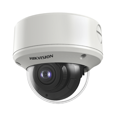 HIKVISION Domo TURBOHD 2 Megapixel (1080p) / Ultra Baja Iluminación / WDR 130 dB / Lente Mot. 2.7 - 13.5 mm / IP67 / IK10 / 60 mts IR EXIR / Metal MOD: DS-2CE56D8T-VPIT3ZF