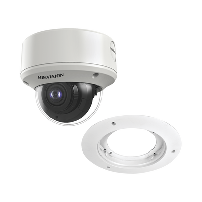 HIKVISION Kit Domo TURBOHD + Montaje para Plafón 2 Megapixel (1080p) / Ultra Baja Iluminación / WDR 130 dB / Lente Mot. 2.7 - 13.5 mm / IP67 / IK10 / 60 mts IR EXIR / Metal MOD: DS-2CE56D8T-VPIT3ZF-ZJ