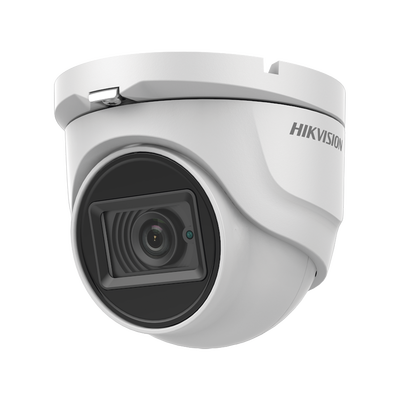 HIKVISION Eyeball TURBOHD 4K (8Megapixeles) / Gran Angular 102.9° / Lente 2.8 mm / Exterior IP67/ IR EXIR 30 mts / dWDR / TVI-AHD-CVI-CVBS DS-2CE76U0T-ITMF