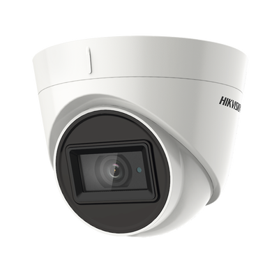HIKVISION Eyeball TURBOHD 4K (8Megapixeles) / Gran Angular 102º / Lente 2.8 mm / Exterior IP67 / IR EXIR de 60 mts / TVI-AHD-CVI-CVBS / dWDR MOD: DS-2CE78U1T-IT3F