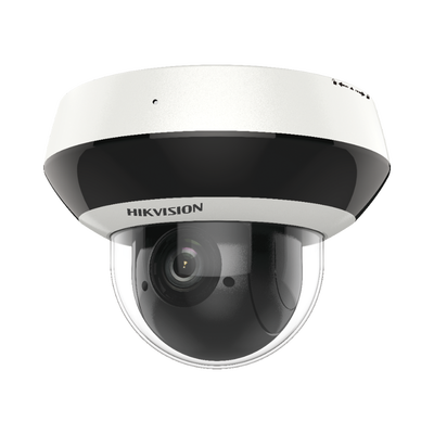 HIKVISION Mini Domo PTZ IP 2 Megapixel / 4X Zoom / H.265+ / 20 mts IR EXIR / WDR / PoE / IK10 / Exterior IP66 / Ultra Baja Iluminación / Micrófono Integrado / PoE MOD: DS-2DE2A204IW-DE3(C0)(S6)