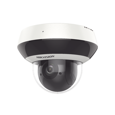 HIKVISION Mini Domo PTZ IP 2 Megapixel / 4X Zoom / H.265+ / 20 mts IR EXIR / WDR / PoE / IK10 / Exterior IP66 / Ultra Baja Iluminación / Micrófono Integrado / PoE / microSD MOD: DS-2DE2A204IW-DE3(C0)(S6)(C)