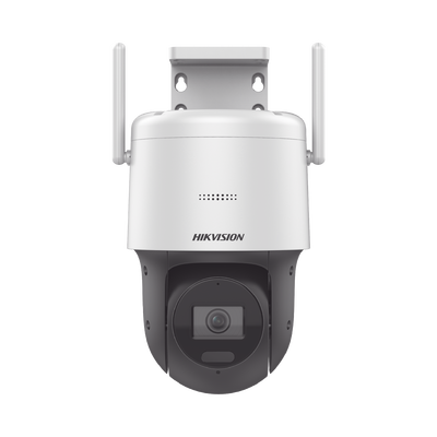 HIKVISION Domo IP PT 4 Megapixel / Lente 2.8 mm / 30 mts IR EXIR / Exterior IP66 / dWDR / Ultra Baja Iluminación / Micrófono y Bocina Integrada / Audio de Dos Vías/ WiFi / dWDR MOD: DS-2DE2C400IW-DE/W