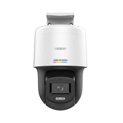 HIKVISION Domo PT IP 4 Megapixel / Lente 4 mm / Luz Blanca 30 mts / dWDR / PoE / IP66 / Micrófono y Bocina Interconstruido / Micro SD / Incluye Montaje de Pered y Techo DS-2DE2C400SCG-E(F1)