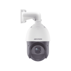 HIKVISION Domo PTZ IP 4 Megapixel / 25X Zoom / 100 mts IR / Exterior IP66 / DARKFIGHTER / ACUSENSE (Evita Falsas Alarmas) / Detección Facial / WDR 120 dB / Entrada y Salida de Audio y Alarmas / HLC / EIS / PoE+ / microSD MOD: DS-2DE4425IW-DE(T5)