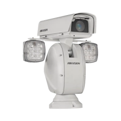 HIKVISION PTZ IP 2 Megapixel / Punta de Poste / 50X Zoom / 1000 mts IR LASER / Exterior IP66 / 60 IPS / EIS / WDR 120 dB / Wiper / Defog / MicroSD MOD: DS-2DY9250IAX-A(T5)
