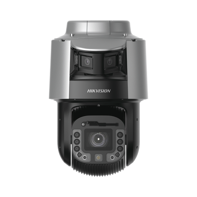 HIKVISION [TandemVu] Domo PTZ IP 4 Megapixel con 2 Cámaras Panoramicas 4 Megapixel / 42X Zoom / 300 mts IR / IP67 / IK10 / WDR / Entrada-Salida de Audio y Alarma / Ultra Baja Iluminación / MicroSD MOD: DS-2SF8C442MXS-DLW(24F0)(P3)