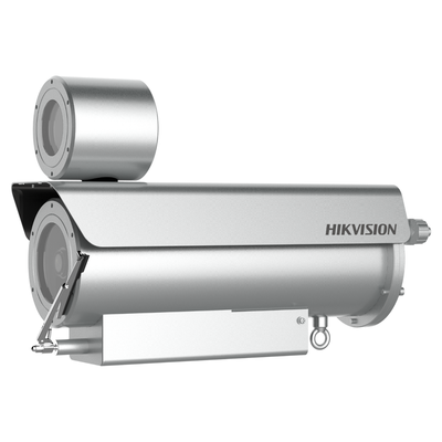 HIKVISION Bala IP 4 Megapixel / Lente Mot. 2.8 a 12 mm / Antiexplosion / 80 mts IR EXIR / H.265+ / IP68 / Wiper / 316L / ATEX / IECEx / MicroSD MOD: DS-2XE6442F-IZHRS(B)
