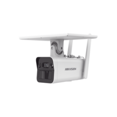 HIKVISION Kit Solar IP All in One / Cámara Bala 4 Megapixel / Lente 4mm / Panel Solar / Batería de Respaldo de Litio 10Ah (Hasta 11 Días) / Conexión 4G / Accesorios de Instalación / Kit Solar DS-2XS2T41G1-ID/4G/C05S07