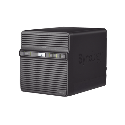SYNOLOGY Servidor NAS de 4 Bahías / Servicio Nube Gratis (P2P) / Administración Remota y Respaldo Programado DS420J