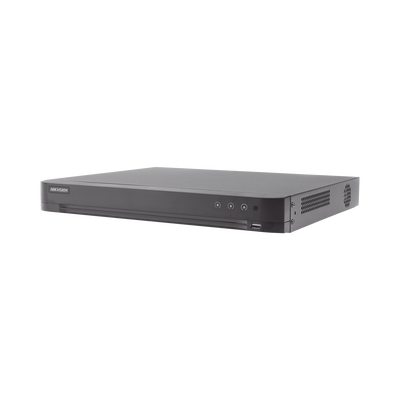 HIKVISION DVR 8 Megapixel / 16 Canales 4K TURBOHD + 16 Canales IP / 2 Bahías de Disco Duro / 4 Canales de Audio / 16 Entradas de Alarma MOD: DS-7216HUHI-K2