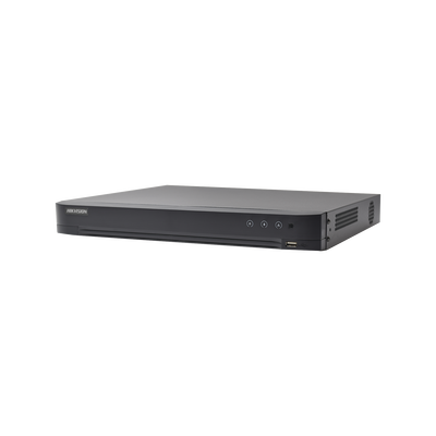 HIKVISION DVR 4 Megapixel / 24 Canales TURBOHD + 8 Canales IP / 2 Bahías de Disco Duro / 1 Canal de Audio / Videoanalisis MOD: DS-7224HQHI-K2