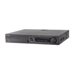 HIKVISION DVR 16 Canales TurboHD + 16 Canales IP/ 8 Megapixel/ 4 Bahías de Disco Duro / 4 Canales de Audio / Videoanalisis / 16 Entradas de Alarma / Arreglo RAID / Soporta POS DS-7316HUHI-K4
