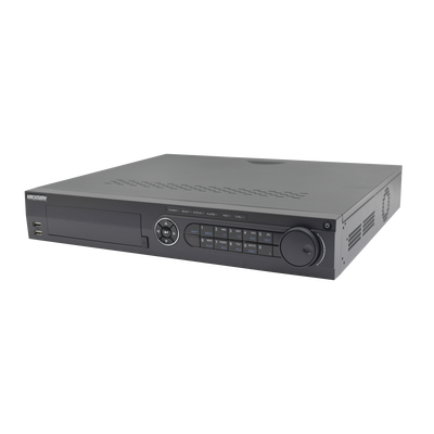 HIKVISION DVR 2 Megapixel (1080p) / 32 Canales TURBOHD / 4 Bahías de Disco Duro / 4 Canales de Audio / 16 Entradas de Alarma MOD: DS-7332HGHI-SH