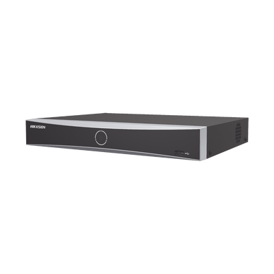 HIKVISION NVR 12 Megapíxel (4K) / 8 canales IP / 8 Puertos PoE+ / Reconocimiento Facial / AcuSense (Evita Falsas Alarmas) / 1 Bahías de Disco Duro / HDMI en 4K MOD: DS-7608NXI-K1/8P