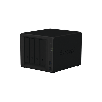 SYNOLOGY Servidor NAS de escritorio con 4 bahías / Expandible a 9 bahías / Hasta 108 TB / Soporta Hasta 40 Cámaras MOD: DS918PLUS