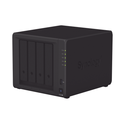 SYNOLOGY Servidor NAS de escritorio con 4 bahías / Expandible a 9 bahías / Hasta 144 TB MOD: DS920PLUS